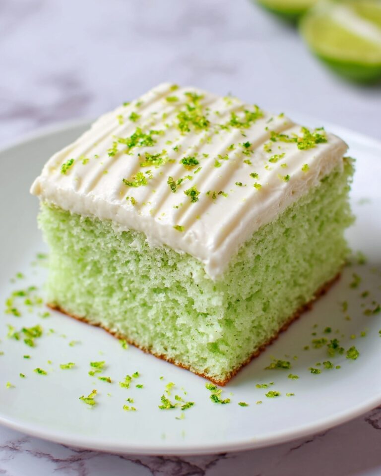 Lime Cake with Cream Cheese Frosting Recipe
