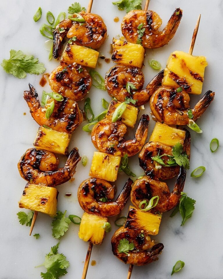 Grilled Shrimp and Mango Skewers with Jerk and Mango Chutney Glaze Recipe