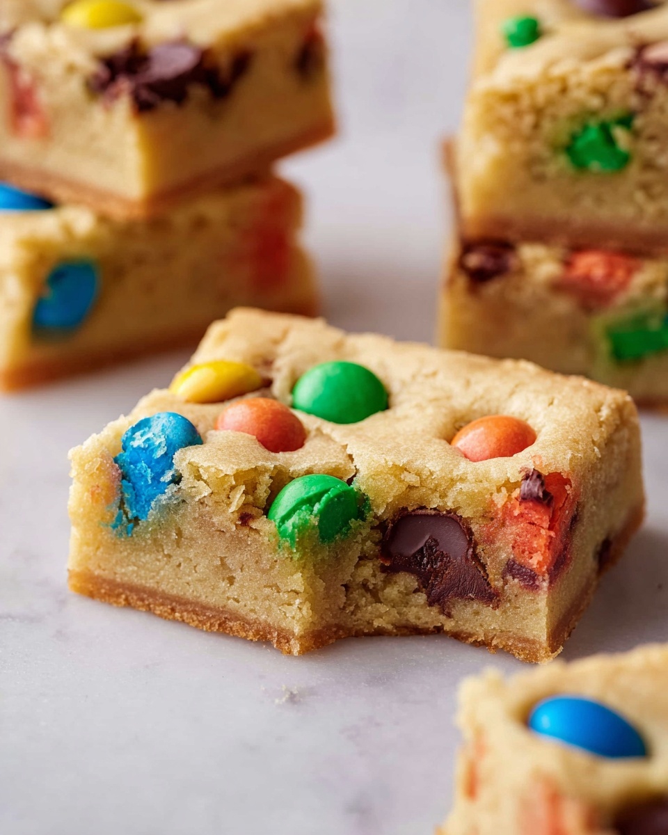 M&M Cookie Bars Recipe