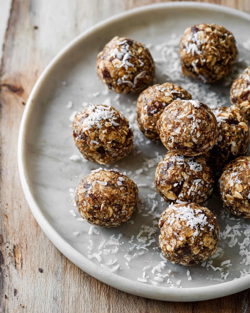 No-Bake Energy Balls with Oats, Coconut, and Chocolate Chips Recipe