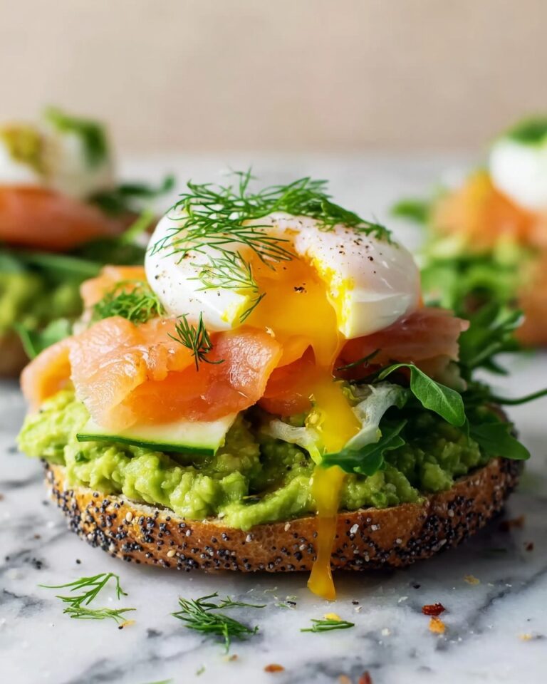 Smoked Salmon Avocado Bagel Recipe