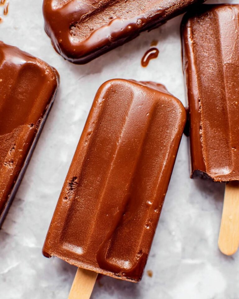 3 Ingredient Vegan Chocolate Fudge Pops Recipe