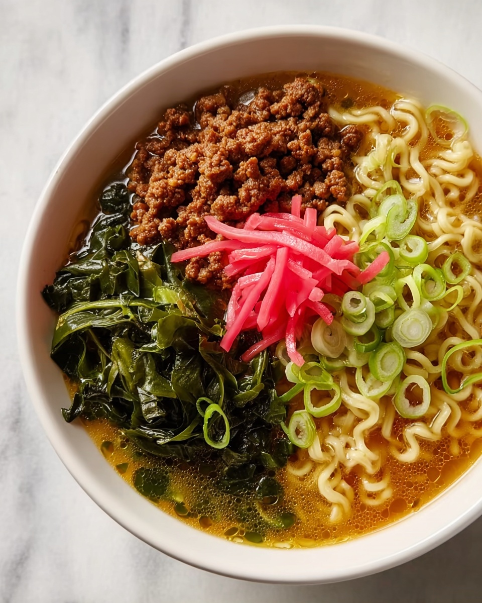 Quick Japanese Curry Ramen with Spicy Pork Recipe