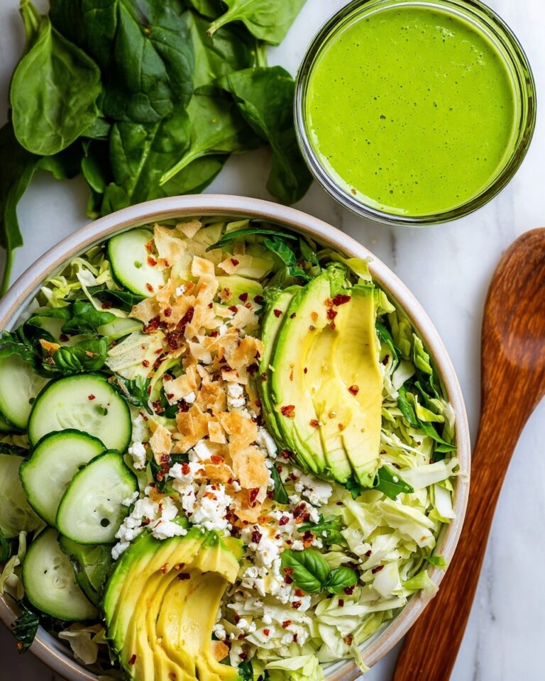 Green Goddess Salad with Avocado, Feta, and Salt & Vinegar Chips Recipe