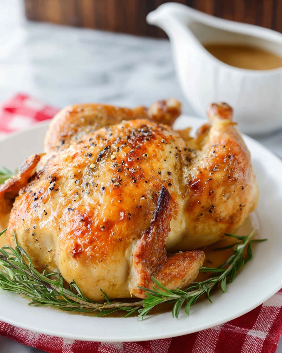 Instant Pot Whole Chicken with Homemade Chicken Gravy Recipe
