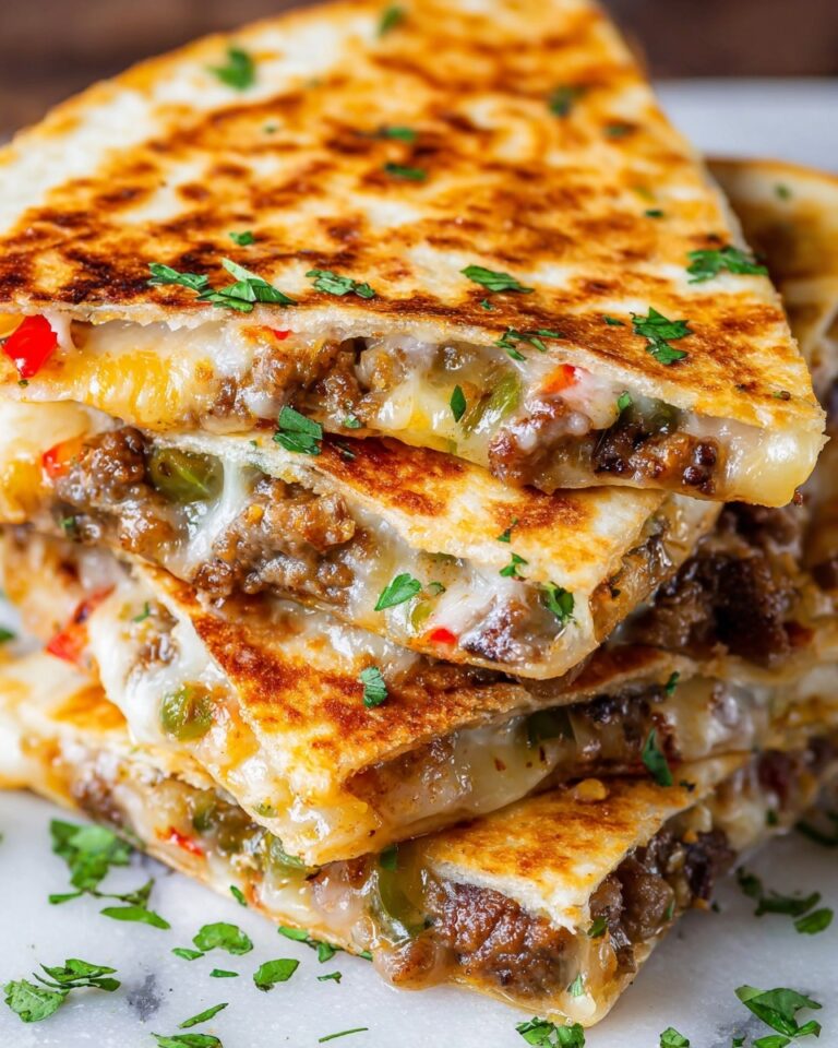 Philly Cheesesteak Quesadilla Recipe