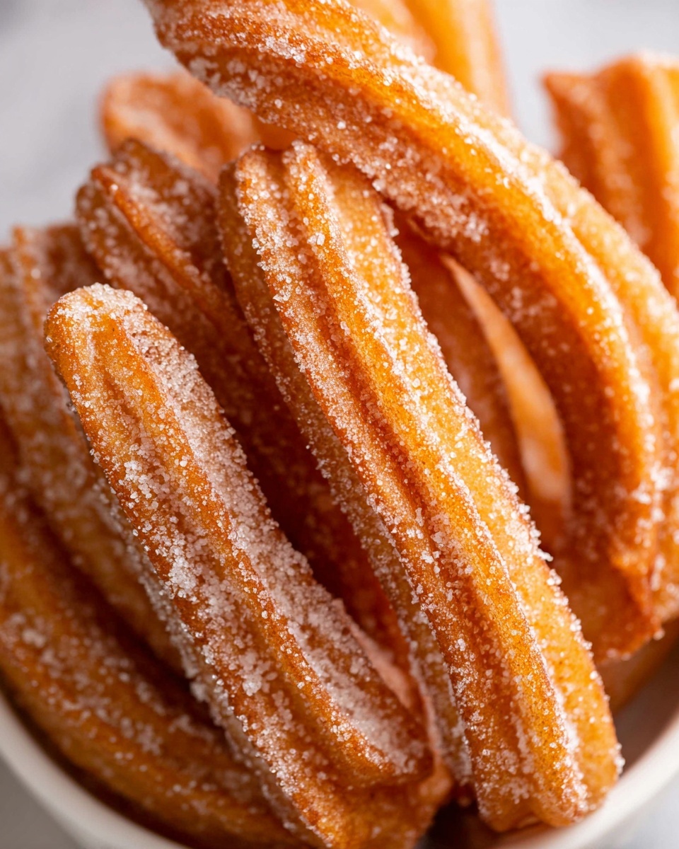 Crispy Homemade Churros with Cinnamon Sugar Recipe