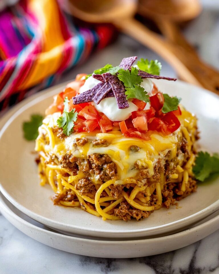Taco Spaghetti Bake Recipe