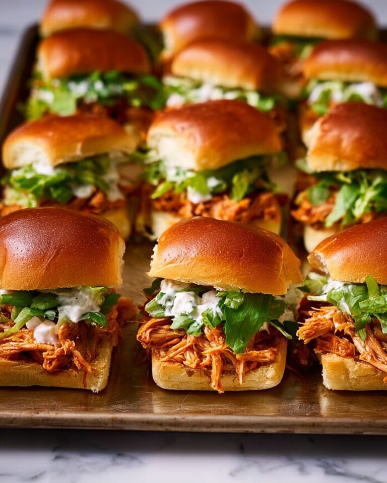 Buffalo Chicken Sliders Recipe