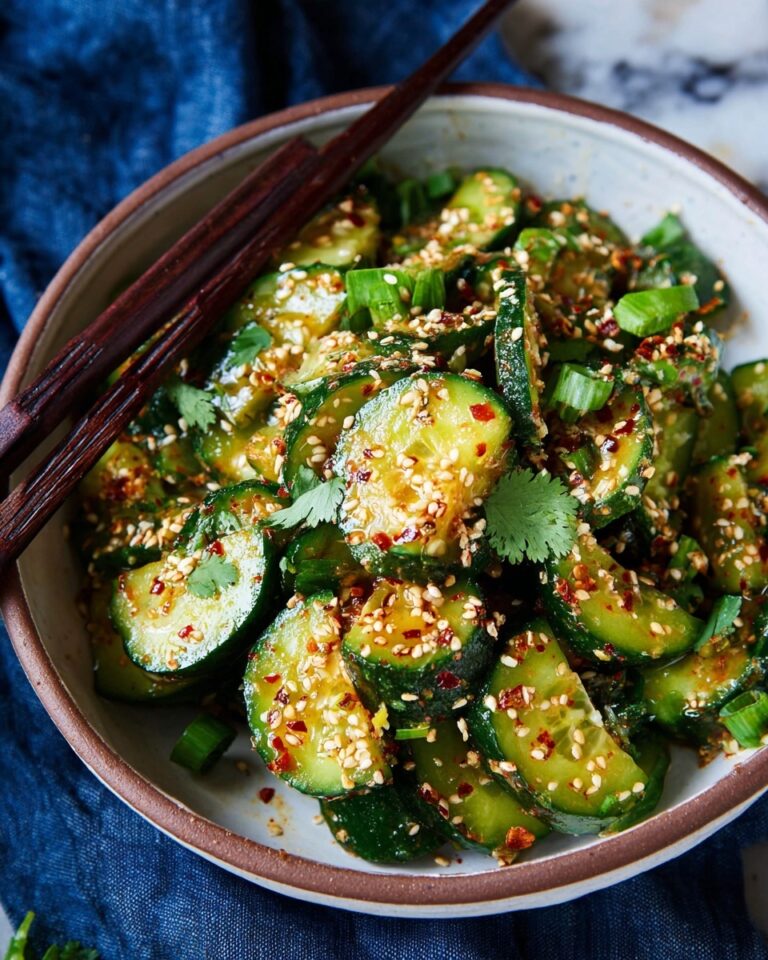 Crunchy Korean Cucumber Salad Recipe