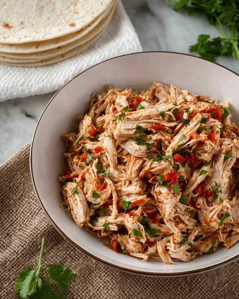 3 Ingredient Chicken Tacos {Instant Pot or Slow Cooker} Recipe