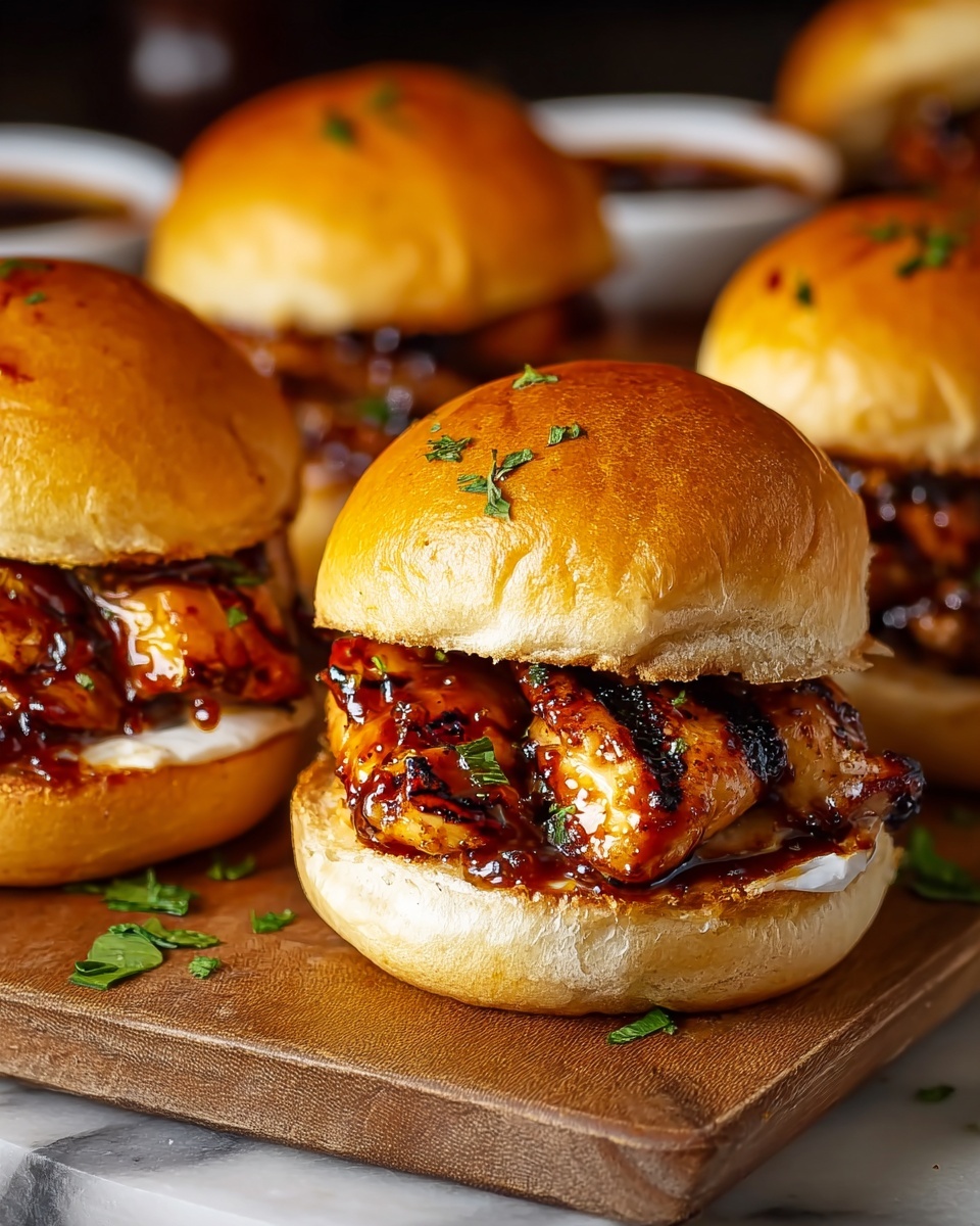 Honey Chipotle Garlic Chicken Sliders Recipe