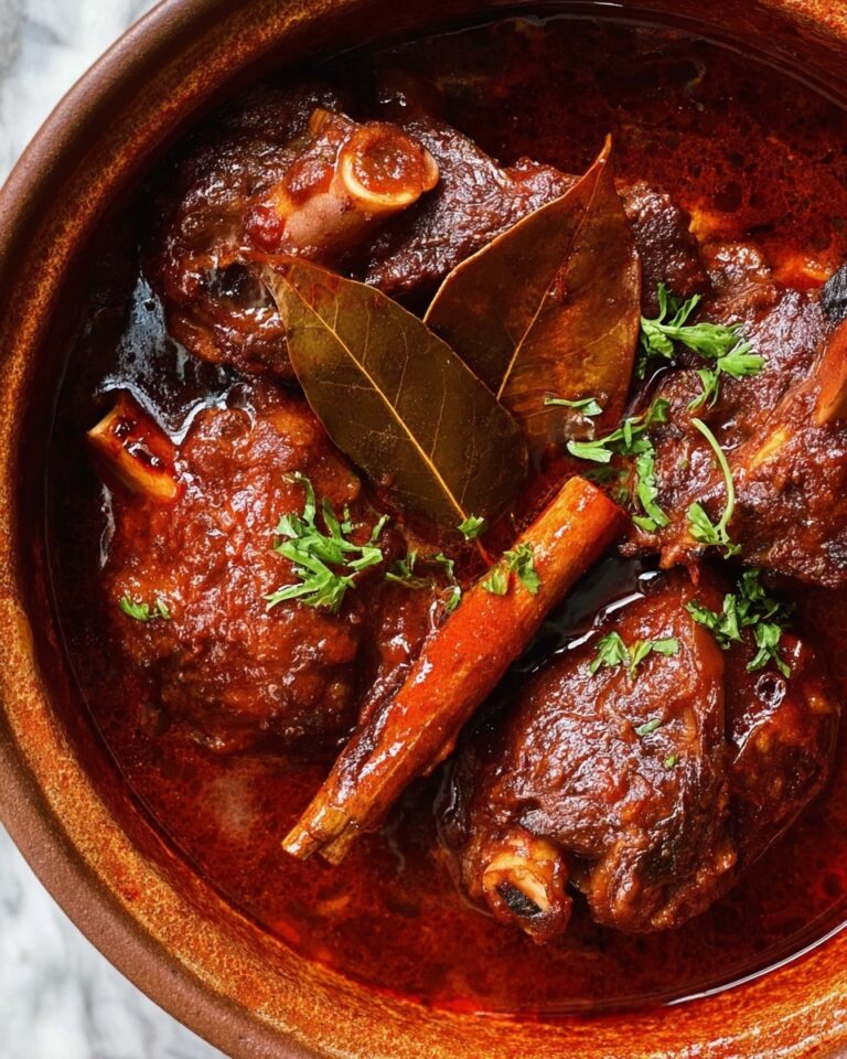 Greek-Style Braised Lamb Shanks with Mashed Potatoes Recipe
