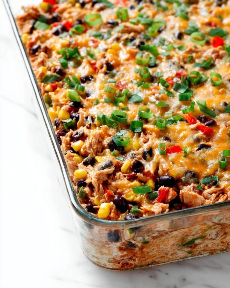 Easy Chicken Burrito Casserole Recipe