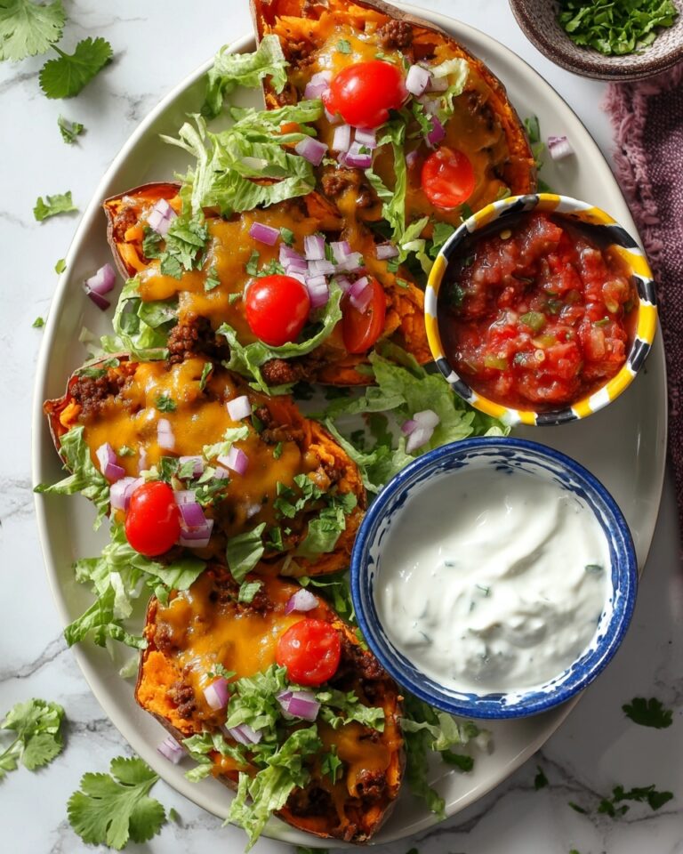 Taco Stuffed Sweet Potatoes Recipe