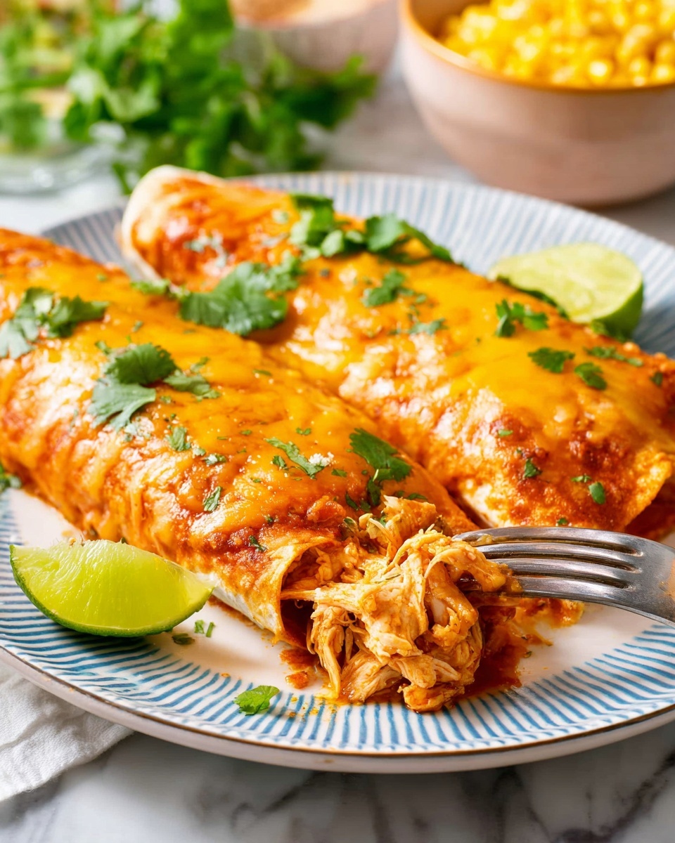 Healthy Chicken Enchiladas Recipe