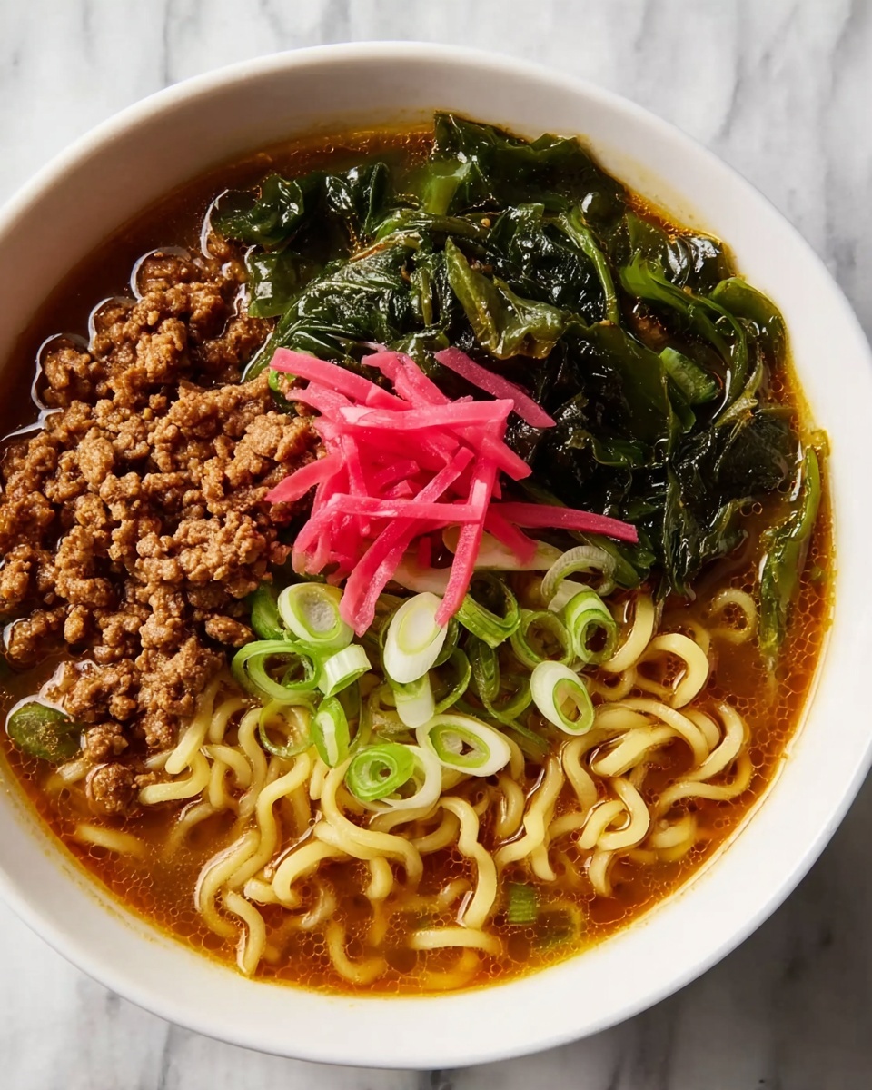Quick Japanese Curry Ramen with Spicy Pork Recipe