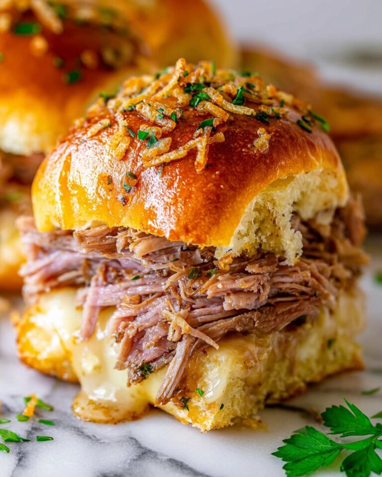 Easy French Dip Sliders Recipe